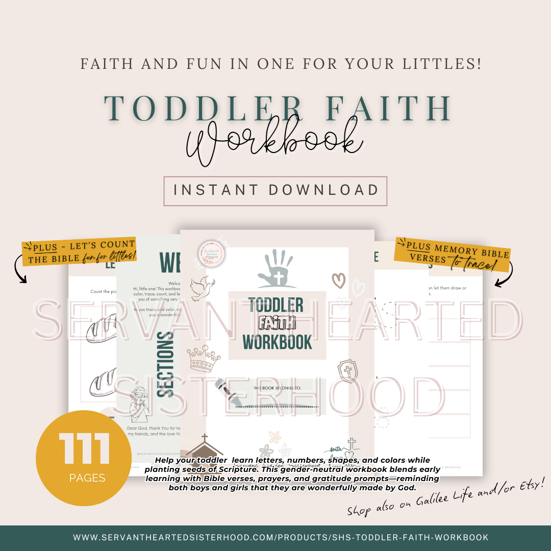SHS Toddler Faith Workbook (Instant Download)