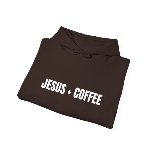 Jesus + Coffee Unisex Heavy Blend™ Hooded Sweatshirt