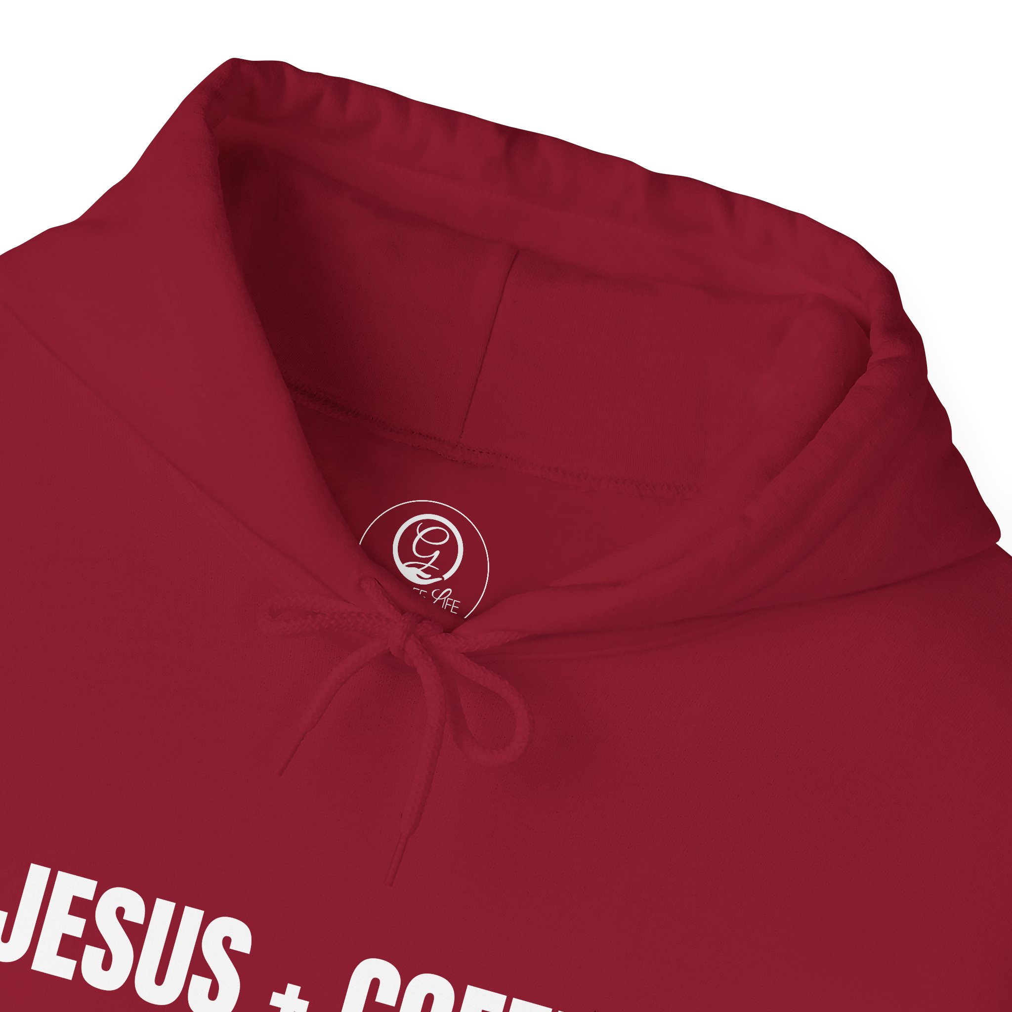 Jesus + Coffee Unisex Heavy Blend™ Hooded Sweatshirt - Image 68