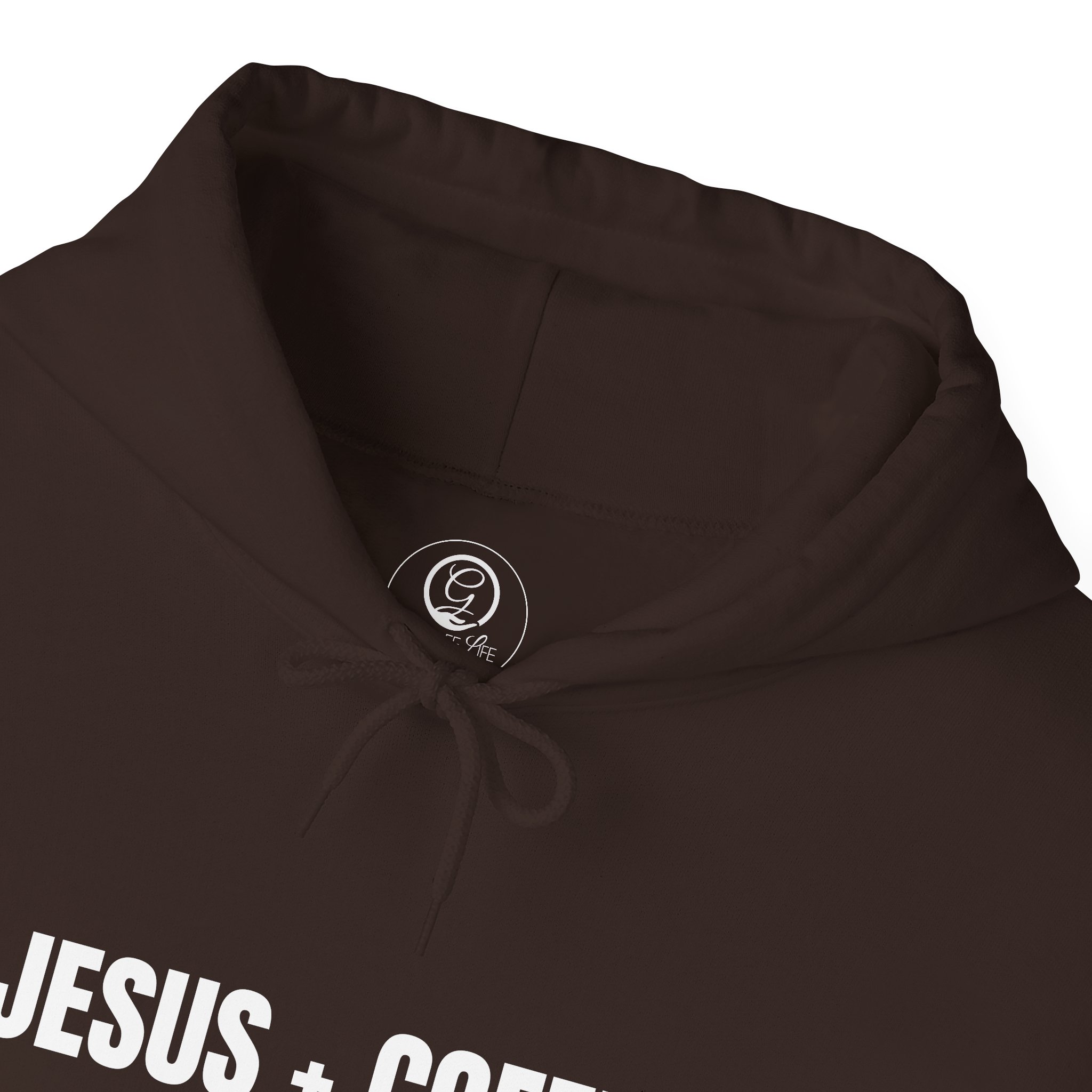 Jesus + Coffee Unisex Heavy Blend™ Hooded Sweatshirt - Image 5