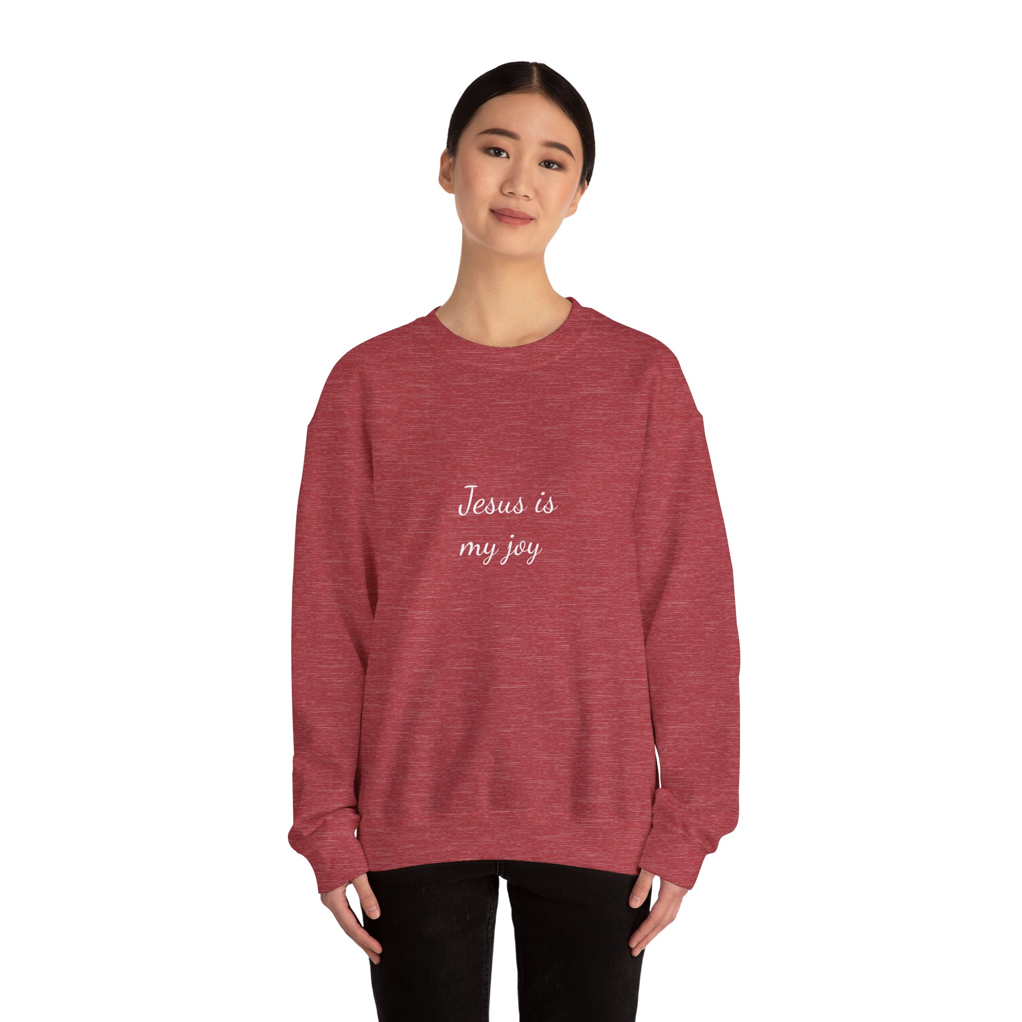 Jesus is My Joy Unisex Heavy Blend™ Crewneck Sweatshirt - Image 24