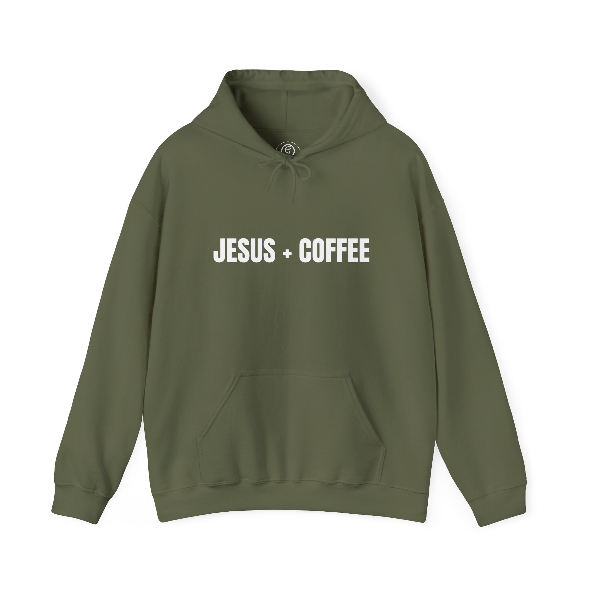 Jesus + Coffee Unisex Heavy Blend™ Hooded Sweatshirt - Image 37