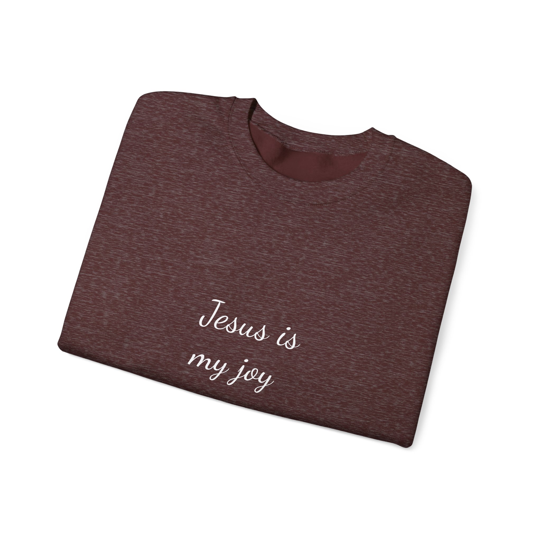 Jesus is My Joy Unisex Heavy Blend™ Crewneck Sweatshirt - Image 7
