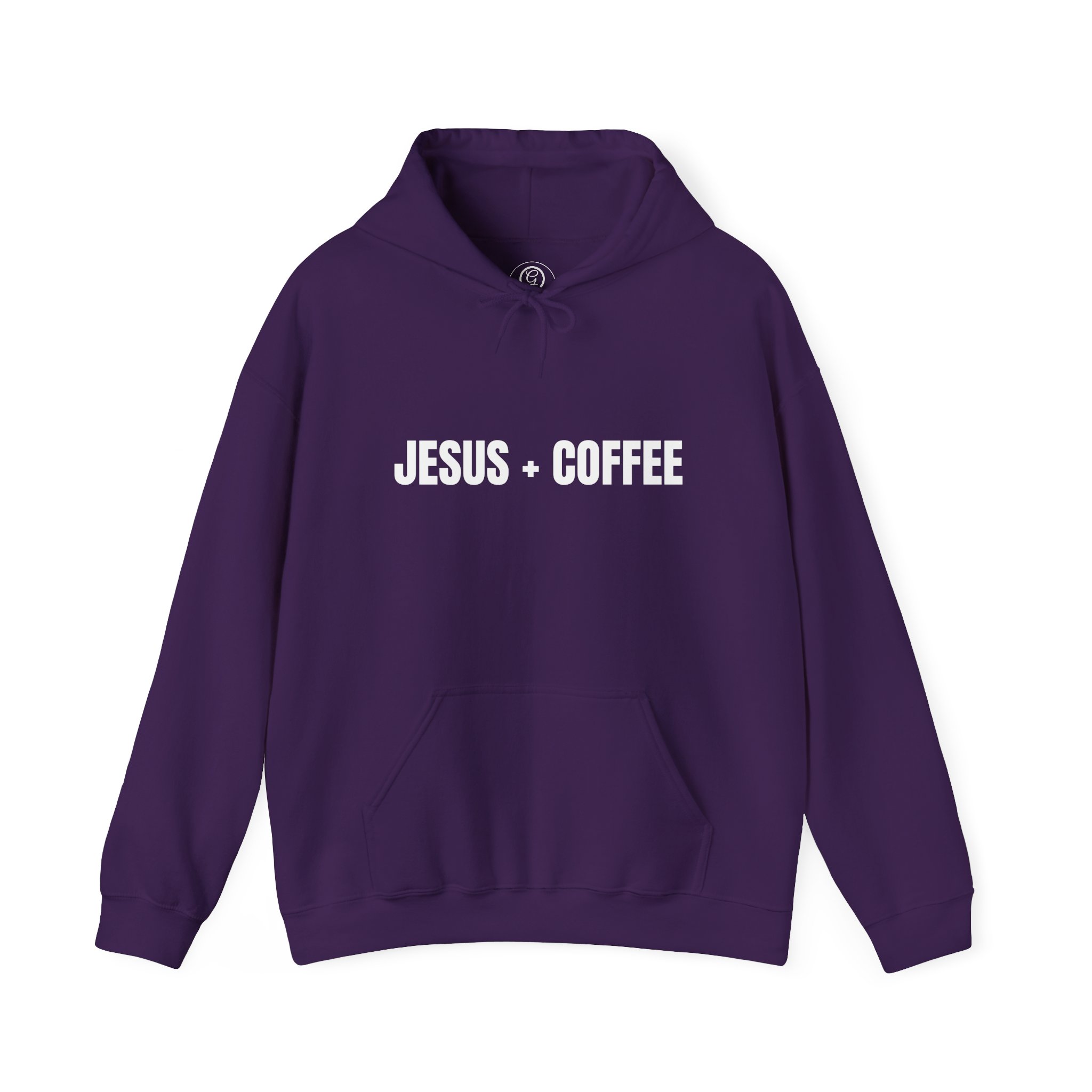 Jesus + Coffee Unisex Heavy Blend™ Hooded Sweatshirt - Image 46