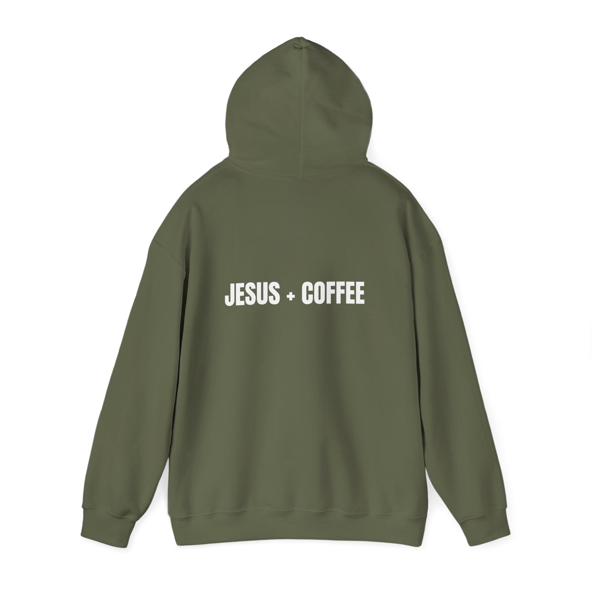 Jesus + Coffee Unisex Heavy Blend™ Hooded Sweatshirt - Image 39
