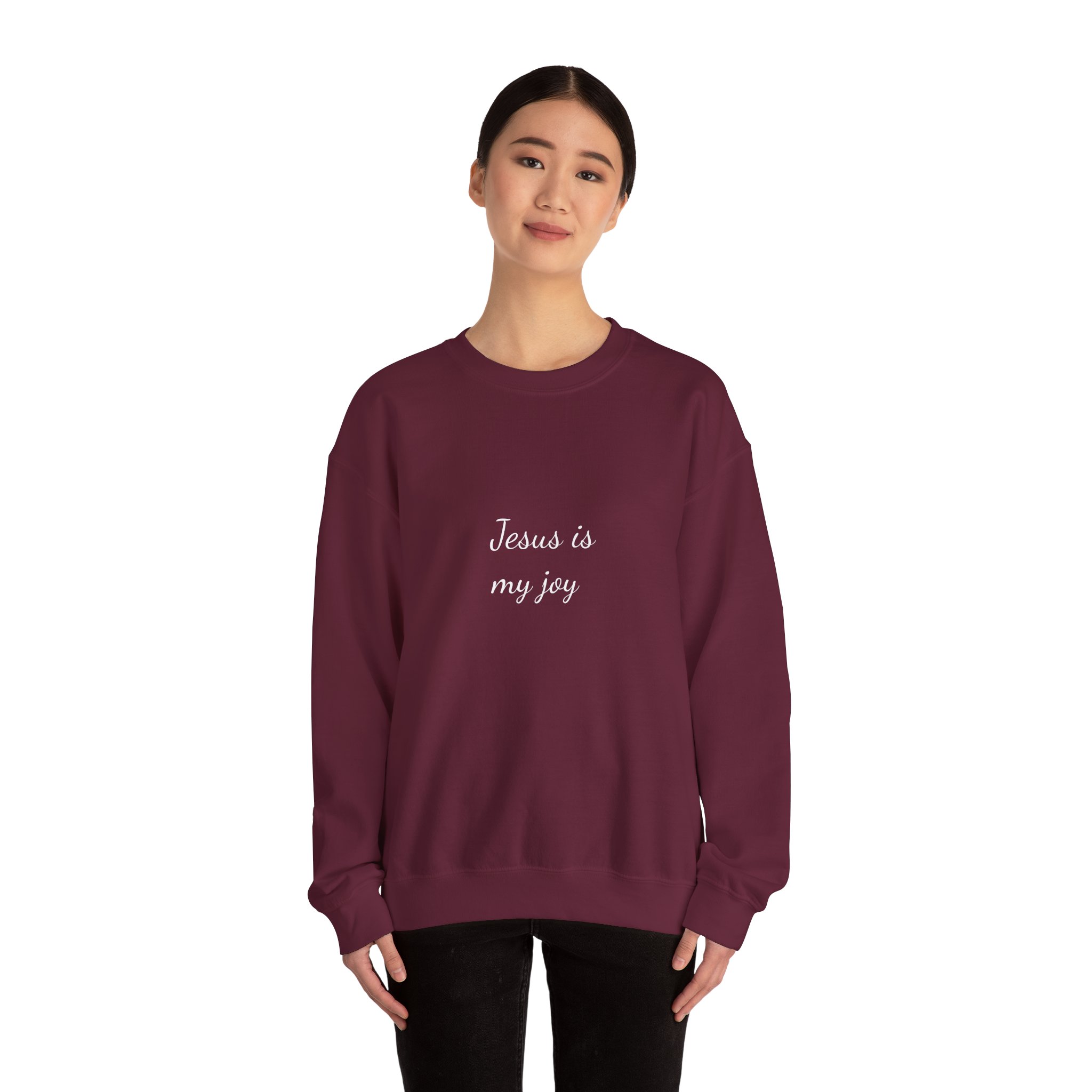 Jesus is My Joy Unisex Heavy Blend™ Crewneck Sweatshirt - Image 16