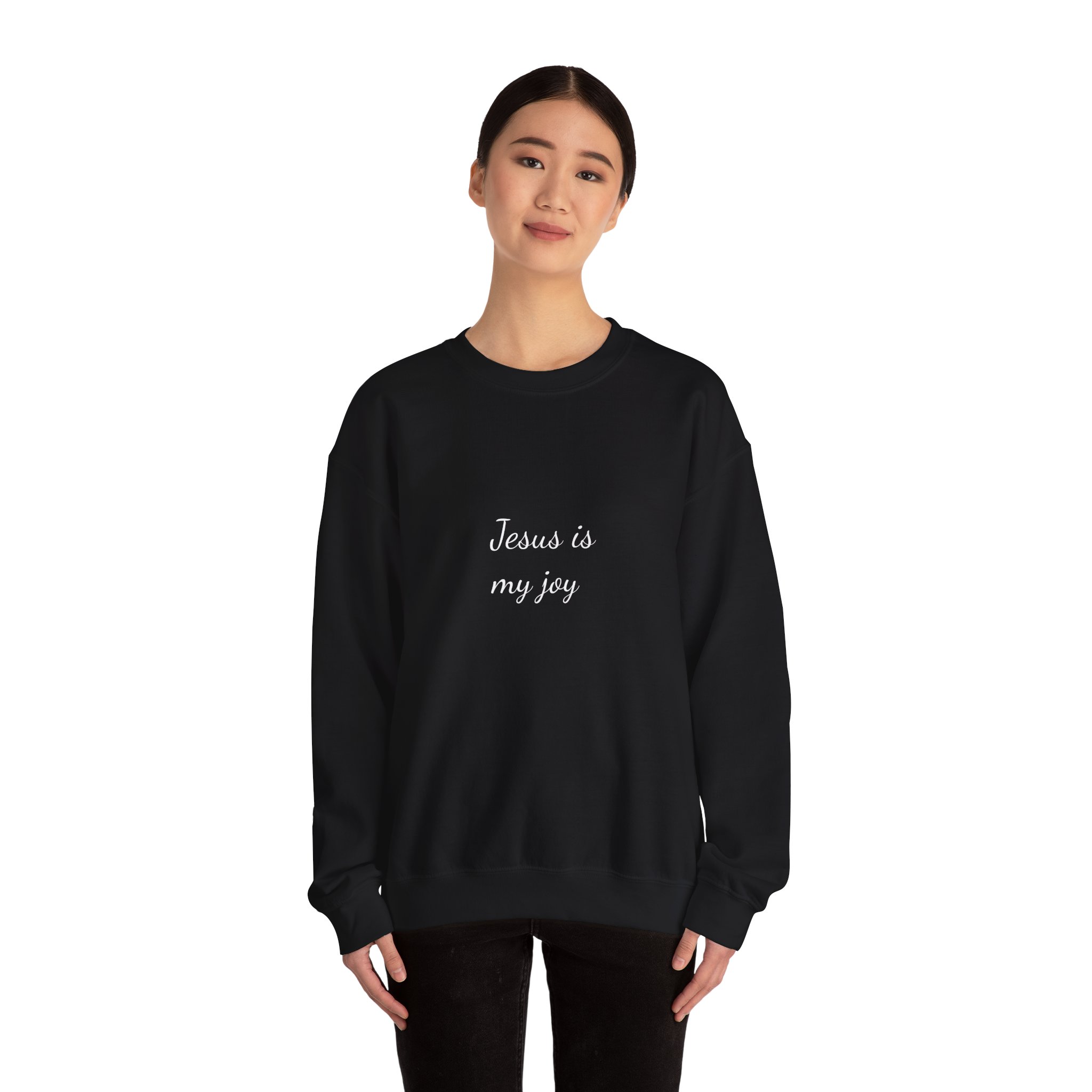 Jesus is My Joy Unisex Heavy Blend™ Crewneck Sweatshirt - Image 12