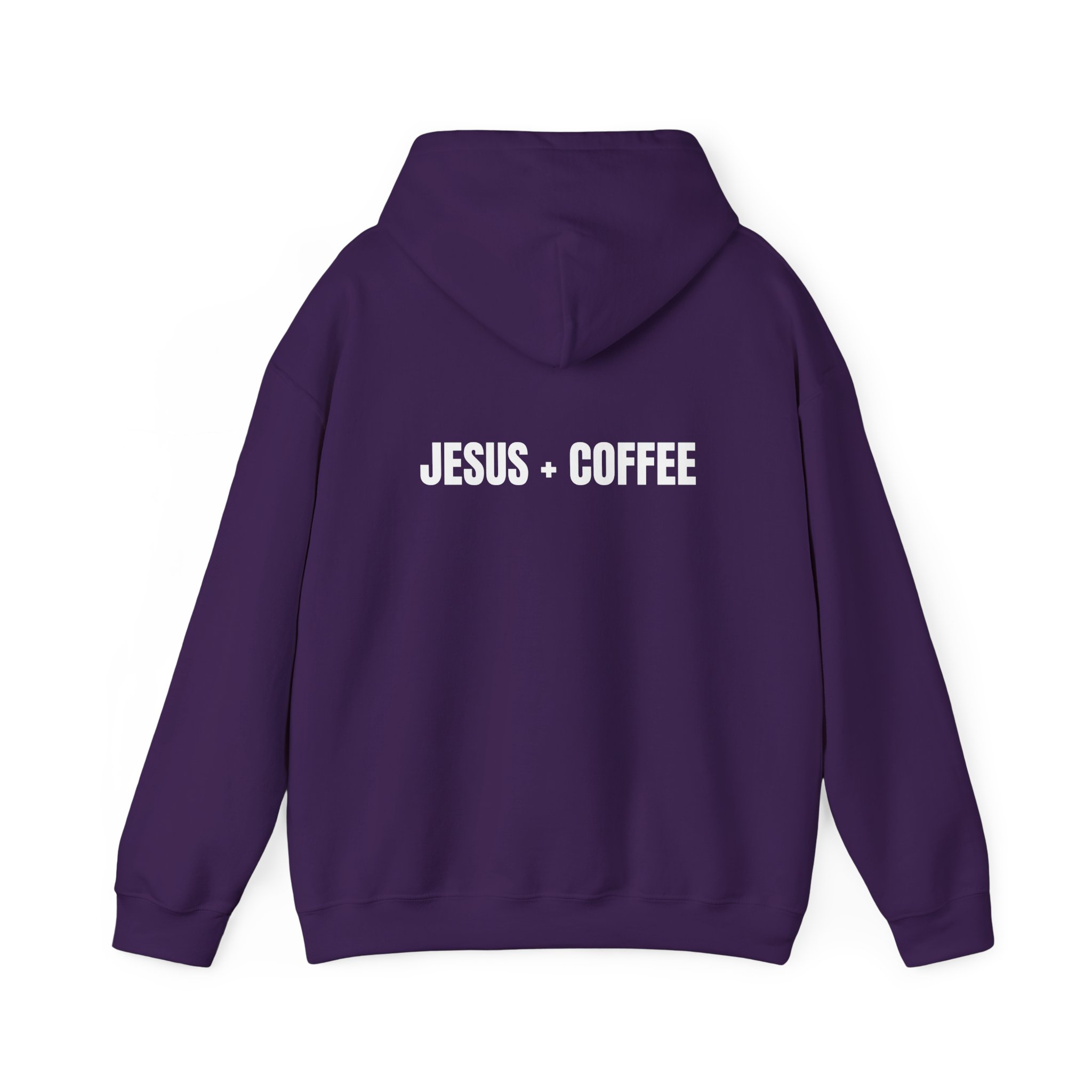 Jesus + Coffee Unisex Heavy Blend™ Hooded Sweatshirt - Image 47