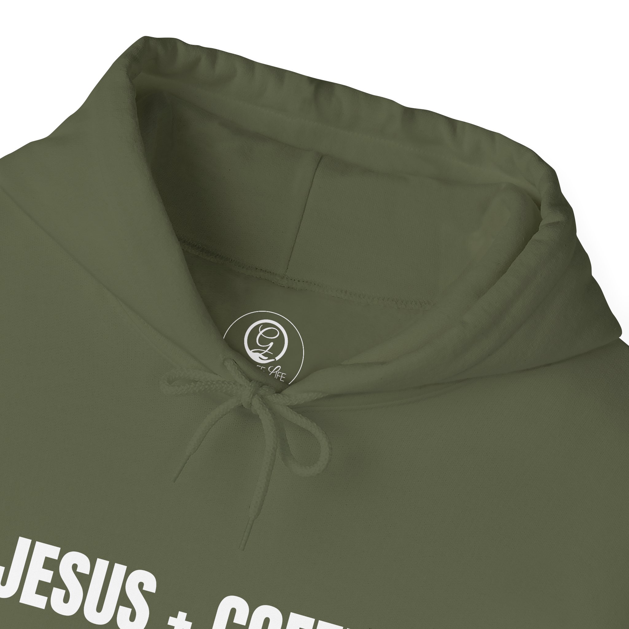 Jesus + Coffee Unisex Heavy Blend™ Hooded Sweatshirt - Image 41