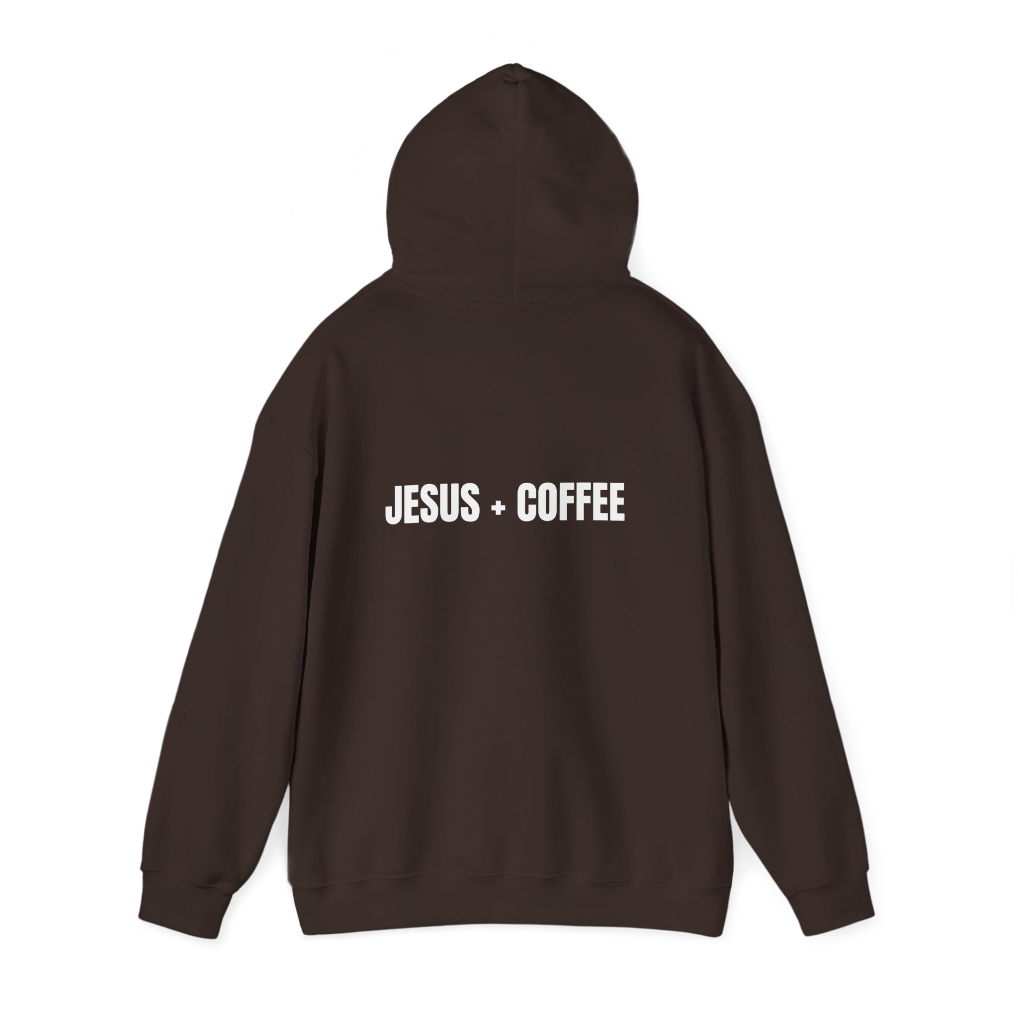 Jesus + Coffee Unisex Heavy Blend™ Hooded Sweatshirt - Image 4