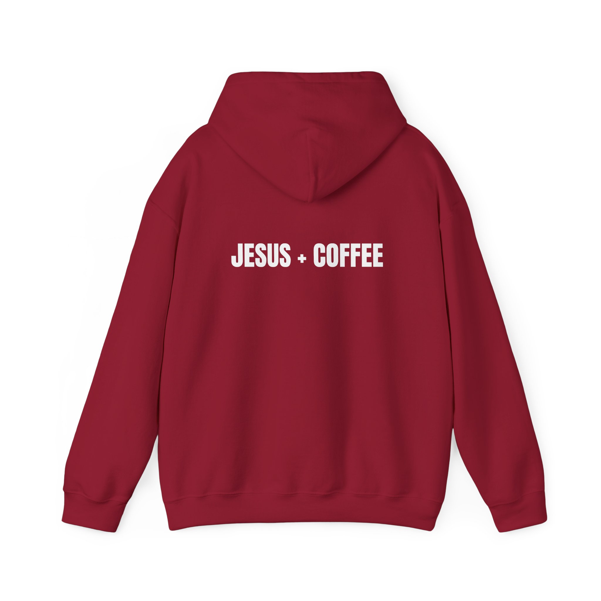 Jesus + Coffee Unisex Heavy Blend™ Hooded Sweatshirt - Image 65