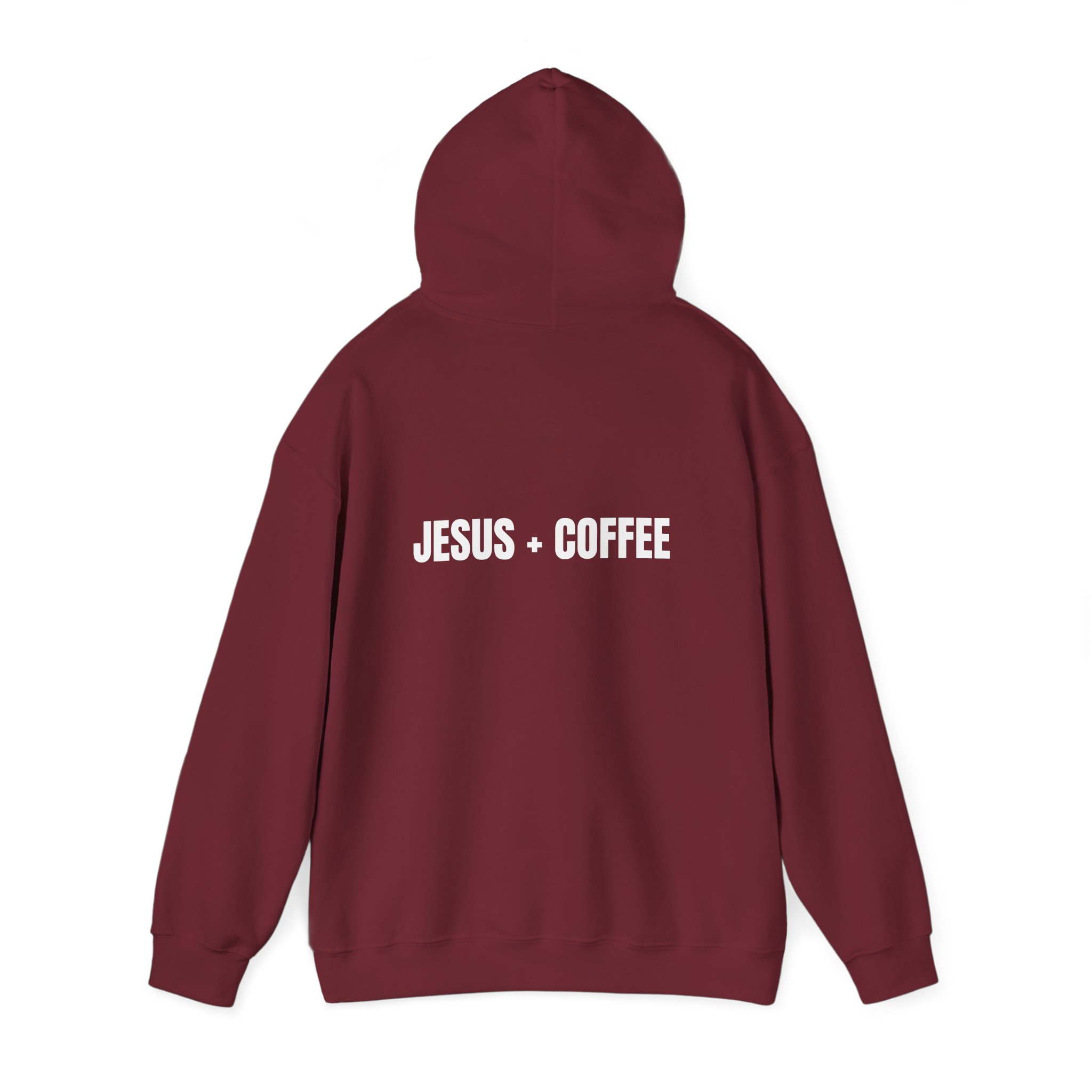 Jesus + Coffee Unisex Heavy Blend™ Hooded Sweatshirt - Image 57