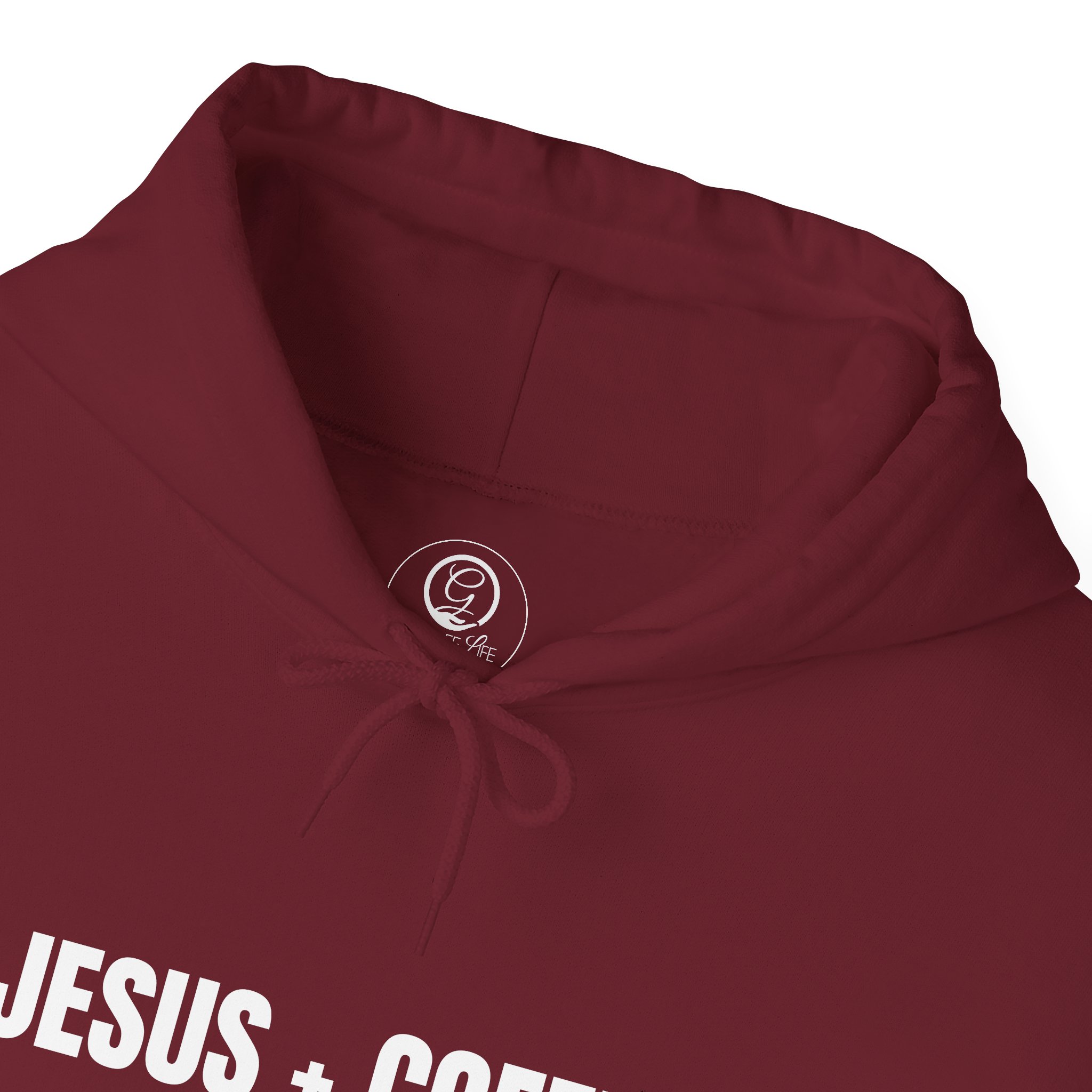 Jesus + Coffee Unisex Heavy Blend™ Hooded Sweatshirt - Image 59