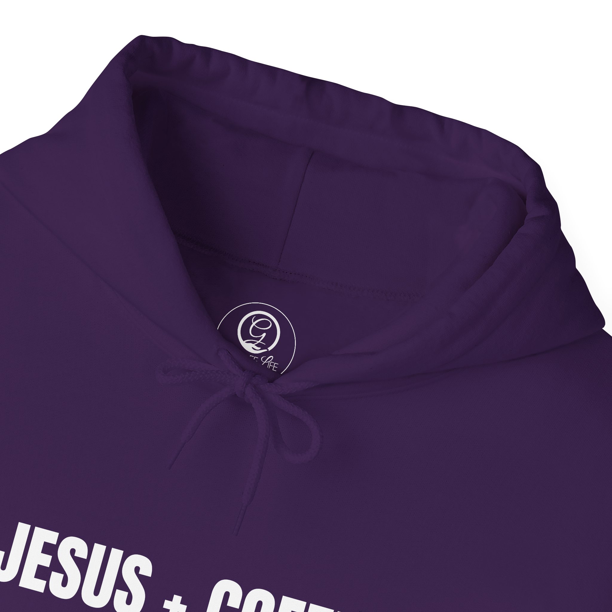 Jesus + Coffee Unisex Heavy Blend™ Hooded Sweatshirt - Image 50