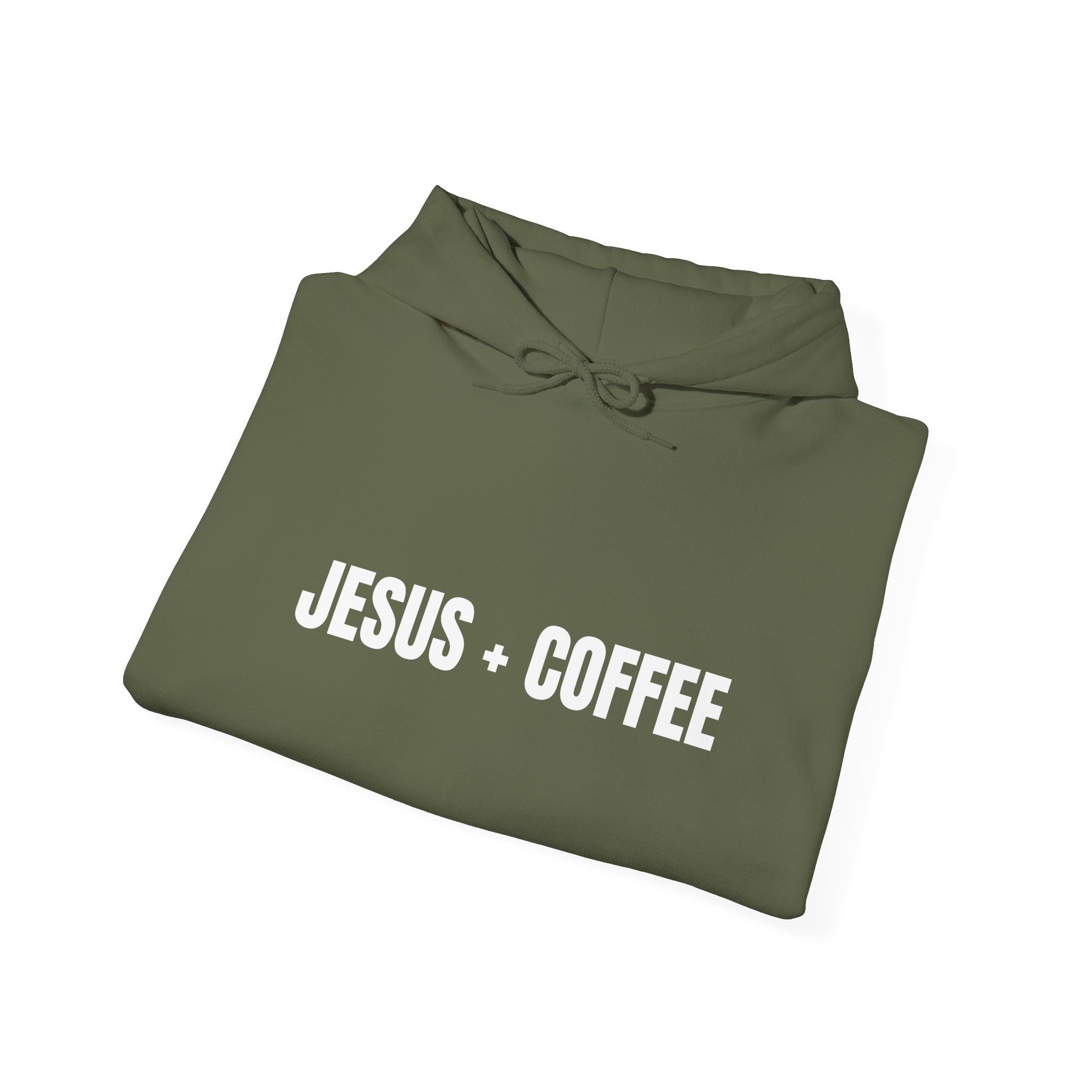 Jesus + Coffee Unisex Heavy Blend™ Hooded Sweatshirt - Image 40