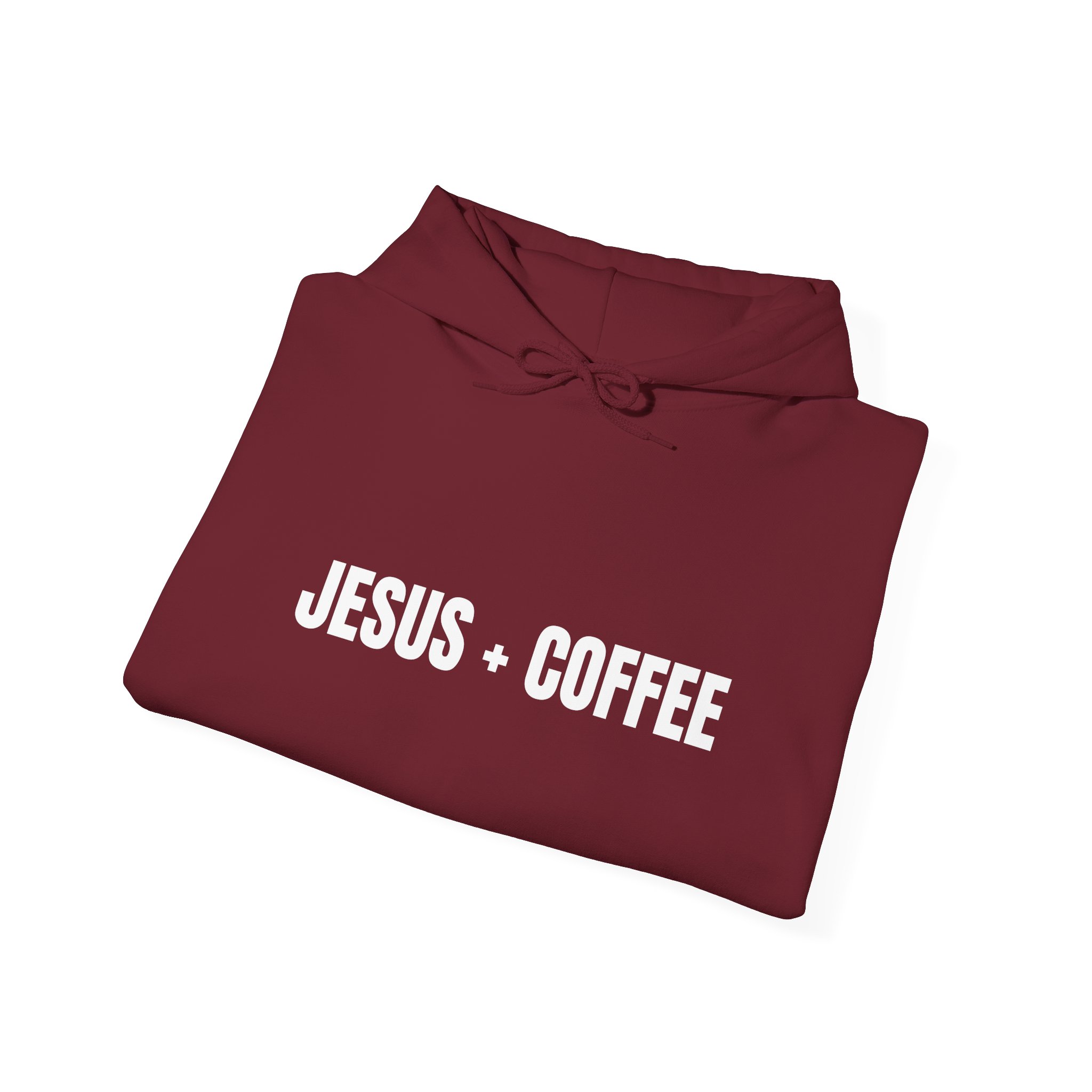 Jesus + Coffee Unisex Heavy Blend™ Hooded Sweatshirt - Image 58