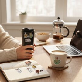 Morning Coffee Stickers