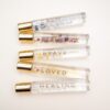 Faith-Inspired Crystal Essential Oil Rollers for Wellness and Encouragement | Silver Orange