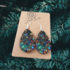 Christmas Tree Lights Dangle Earrings
