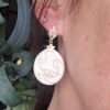 Holy Family Dangle Earrings