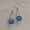Periwinkle Ice Bubble Dangle Earrings