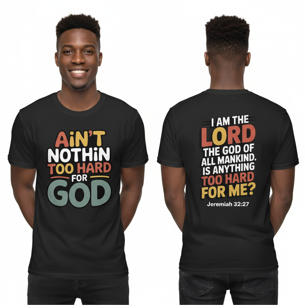 Jeremiah 32:27 Men's T-Shirt - Image 2