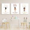 Printable ABC Affirmation Wall Art - for Girls