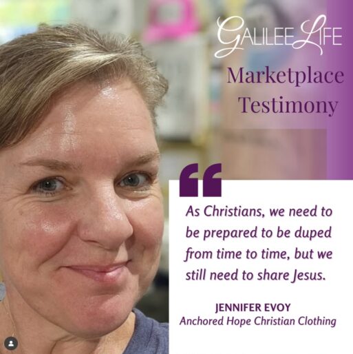 Galilee Life Christian Marketplace Testimony - Jennifer Evoy