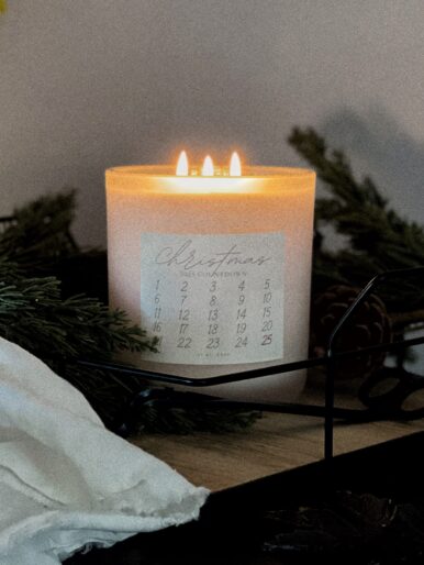 2025 Christmas Advent Candle