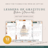 SHS Lessons of Gratitude from Hannah (instant download)