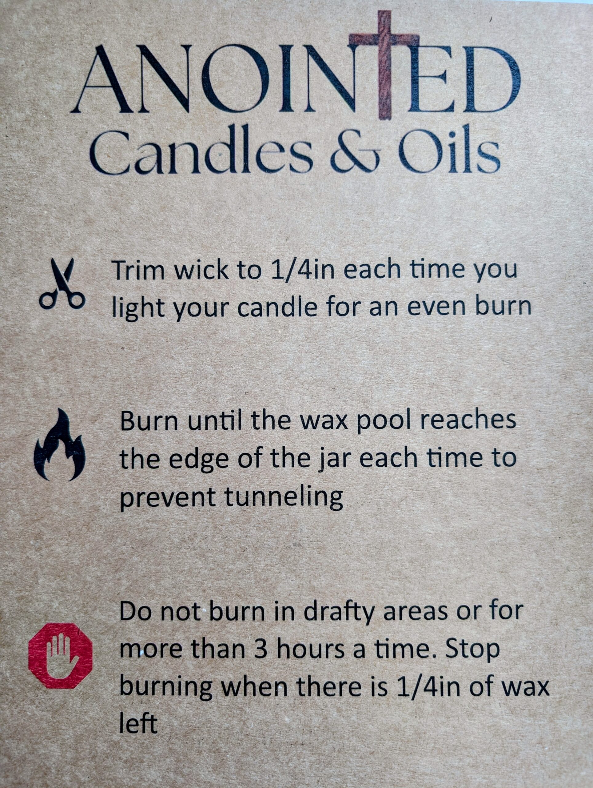 Anointed Beeswax Candle (For Prayer and Home) - Image 3
