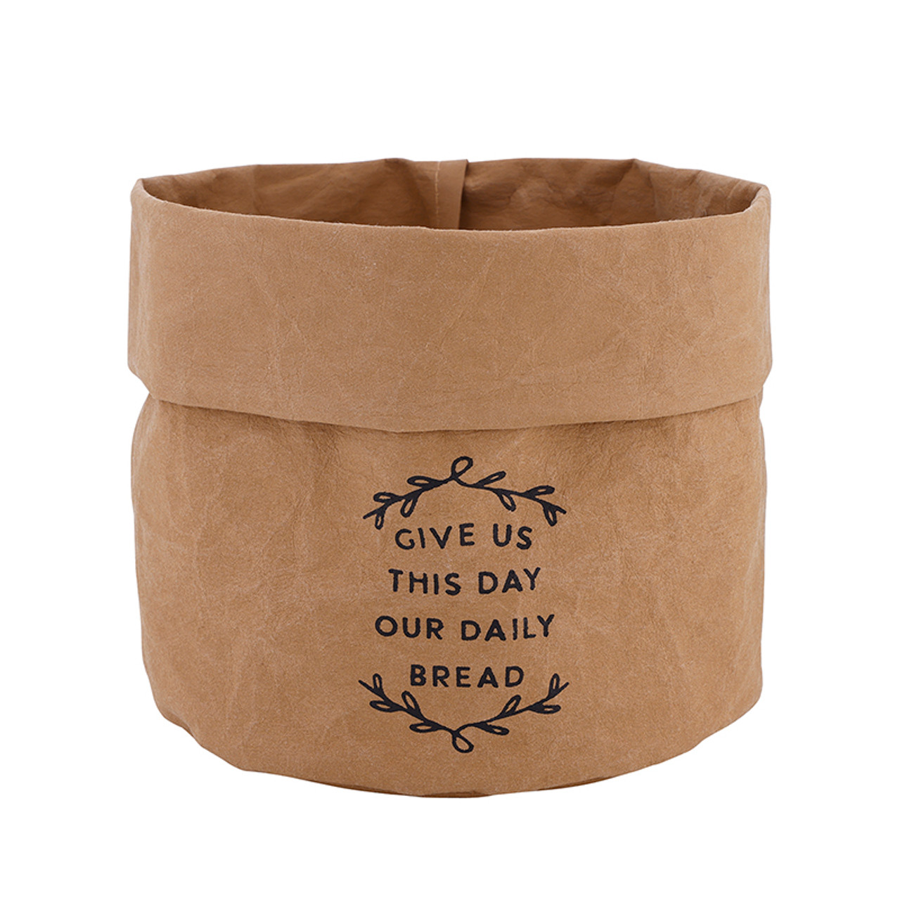 Give Us This Day - Washable Paper Pouch | Scripture Home Décor Pouch| Religious Kitchen | Scripture Serveware | Free Shipping