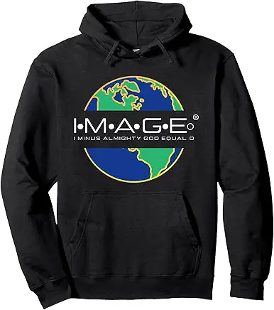 I minus Almighty God equal 0. Pullover Hoodie