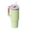 40 Oz Tumbler Insulated, Stainless Steel Spill Proof With Handle, Straw, and Lid