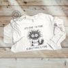 It's Fine Crazy Cat Long Sleeve T-shirt