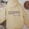 Inspirational Christian Hoodie - Dear Person Behind Me