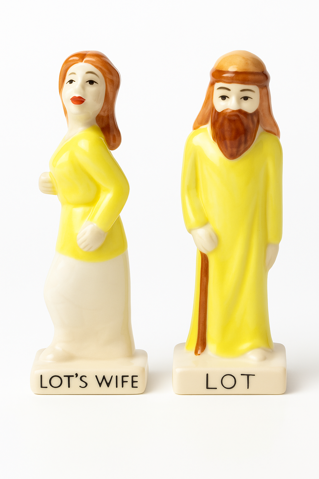 Lot's Wife Salt & Pepper Shaker Set