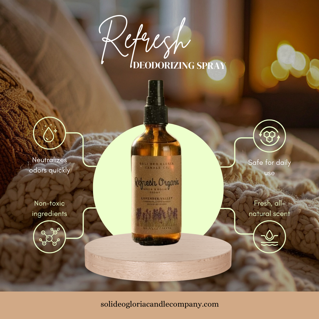 100% Organic and Natural Linen & Room Sprays - Refresh - Image 2