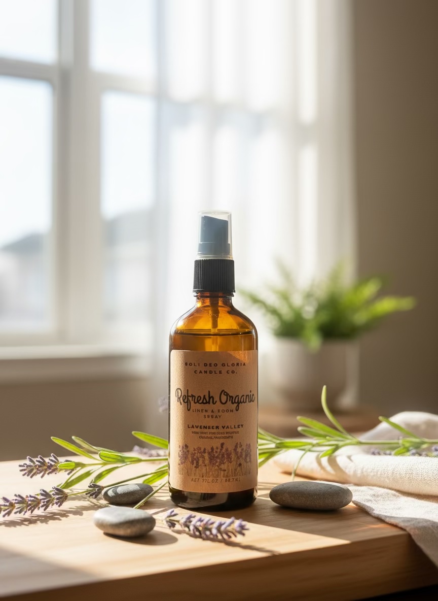 100% Organic and Natural Linen & Room Sprays - Refresh