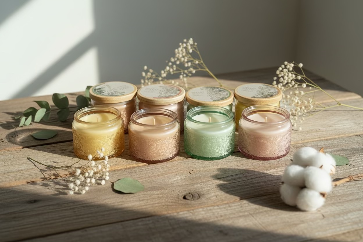 Better Together Beeswax Essential Oil Scented Valentines Candles - NonToxic Single Candles