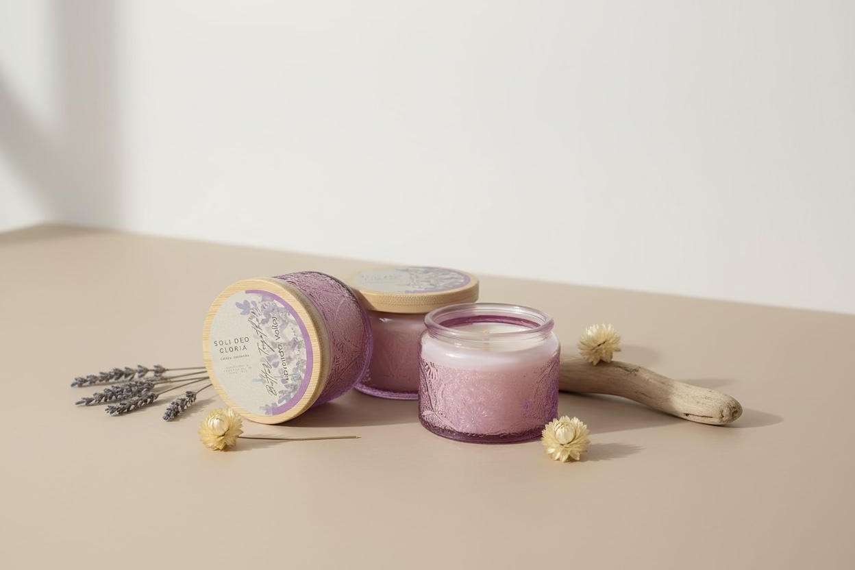 Better Together Beeswax Essential Oil Scented Valentines Candles - NonToxic Single Candles - Image 3