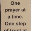 Christian Encouragement Bookmark – One Day at a Time