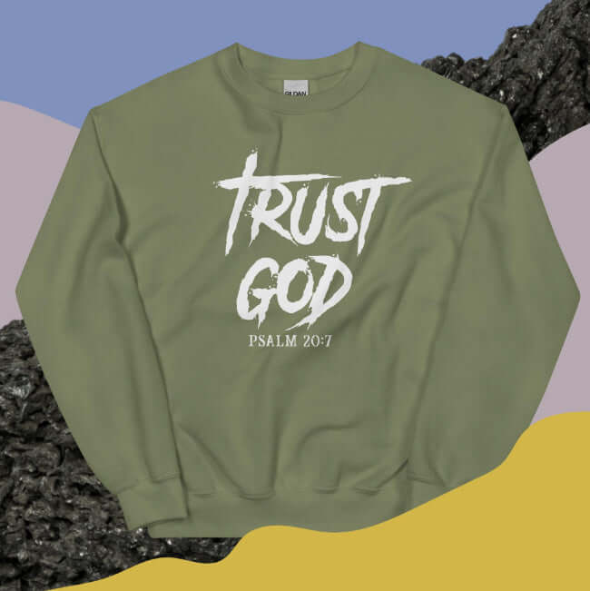Trust In God Crew Neck Sweatshirt
