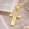Romans 5 8 Gold-plated Cross Clip On Charm