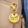 Loved John 3 16 Gold-Plated Cross Charm