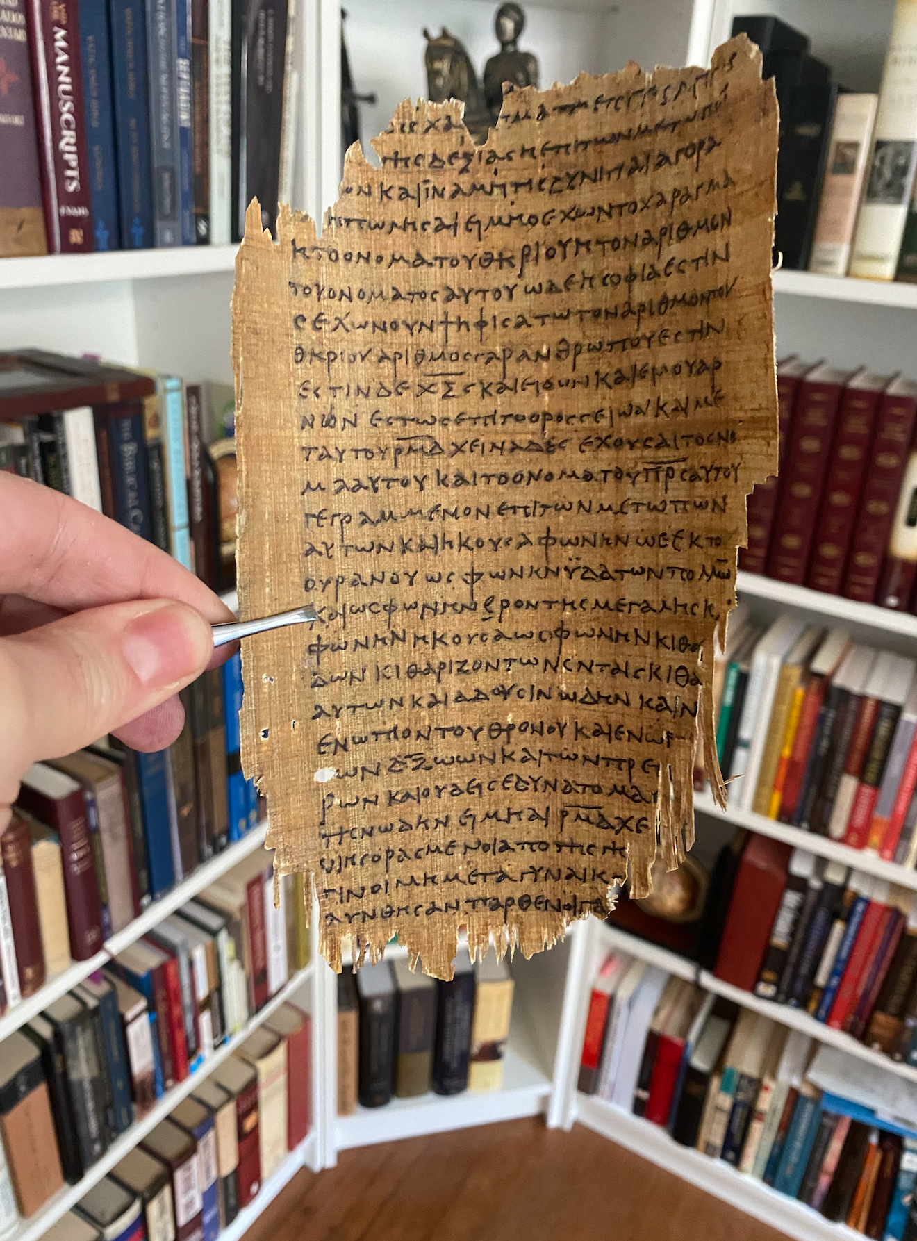 Own a Replica of an Early Book of Revelation Manuscript — Papyrus 47 (3rd Century) - Image 2