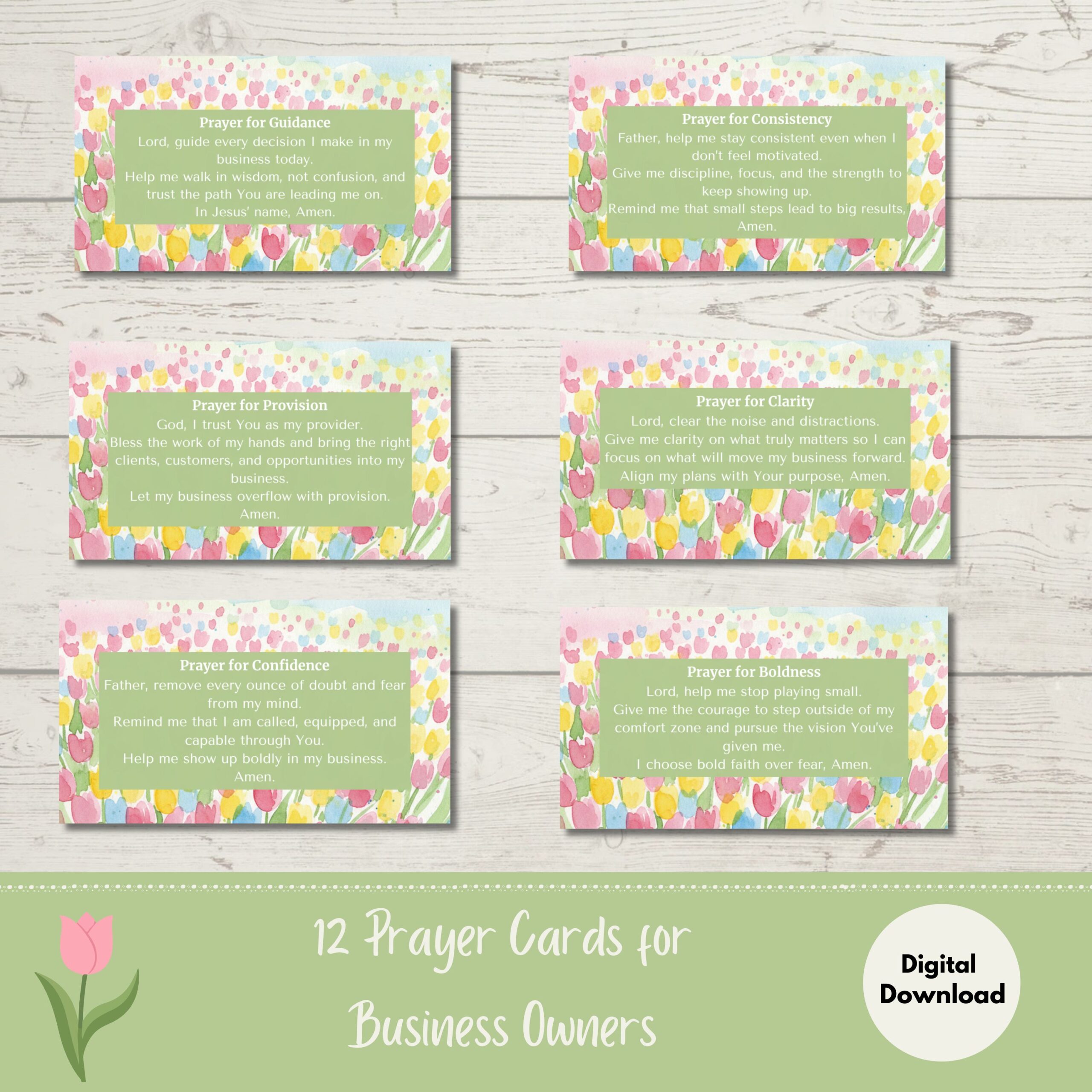 Prayer Cards for Women Business Owners (Digital Download)