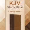 The KJV Study Bible, Large Print (Indexed) [Copper Cross]