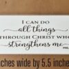 Large wood sign - Philippians 4:13