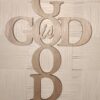 GOD IS GOD HANGING PLAQUE
